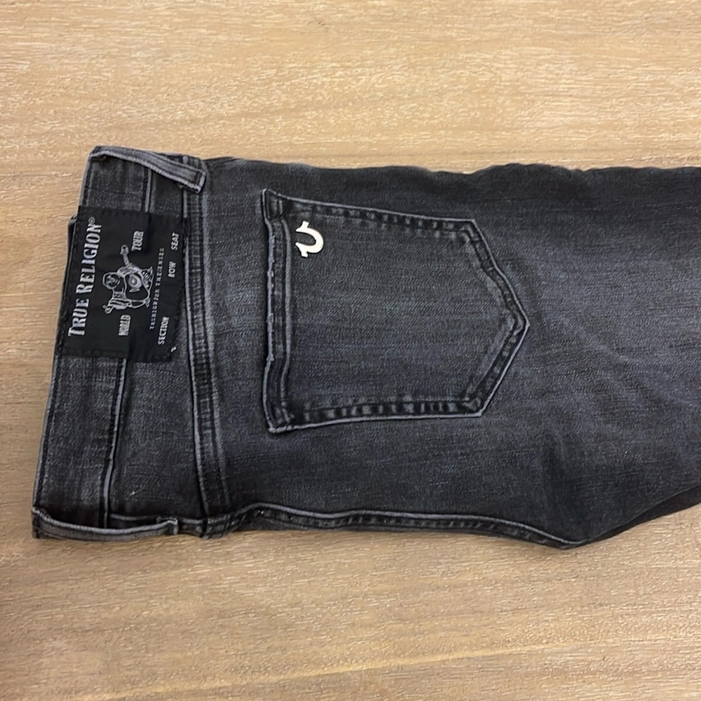 Black stonewash jeans 
34x30